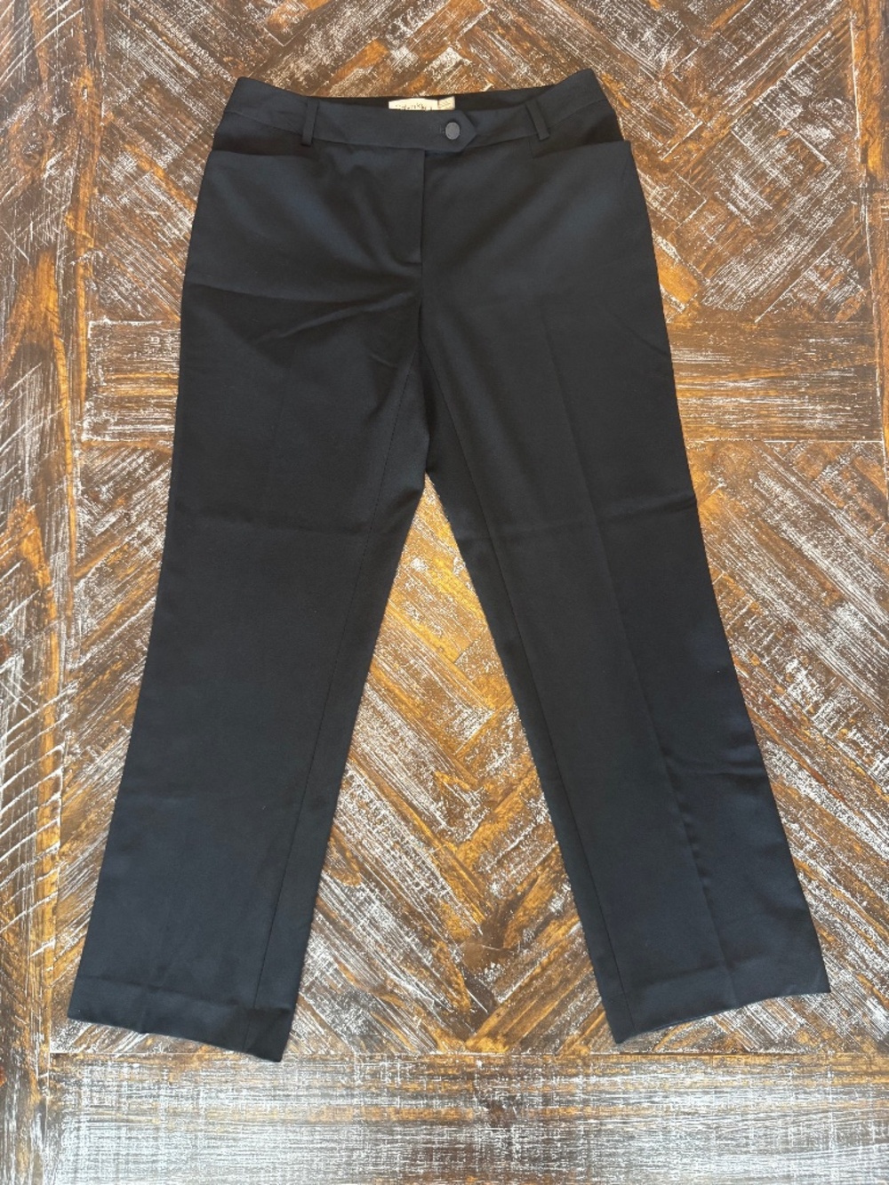 Calvin Klein Modern Fit Black Dress Pants Women’s Size 4 Petite Stretch Trousers